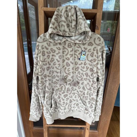 Bluey Other - Bluey Sweatshirt Disney Hoodie Shirt Adult Small Fuzzy Cozy Loungewear Comfort